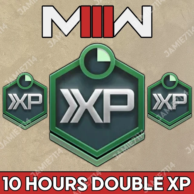 [10 HOURS] DOUBLE XP Call of Duty Modern Warfare III 2XP MW3 MWIII