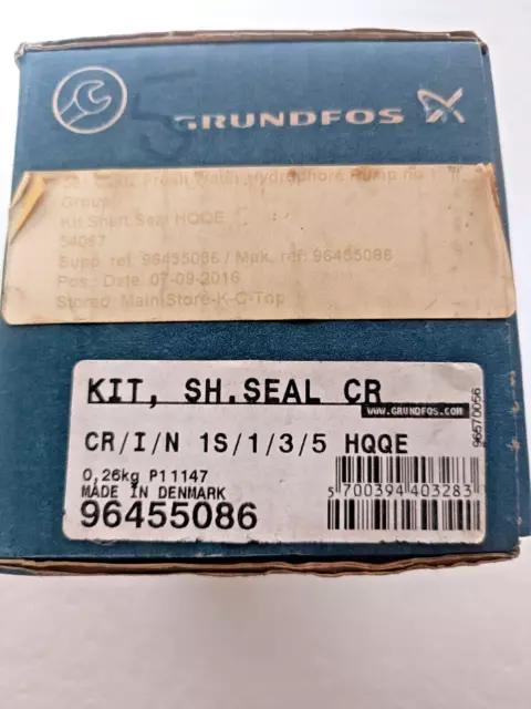 Grundfoss 96455086 KIT SHAFT SEAL CR (I/N) 1S,1,3,5 HQQE