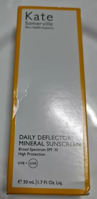 4 x Kate Somerville Daily Deflector Mineral Sonnencreme LSF30 50ml Brandneu in Verpackung