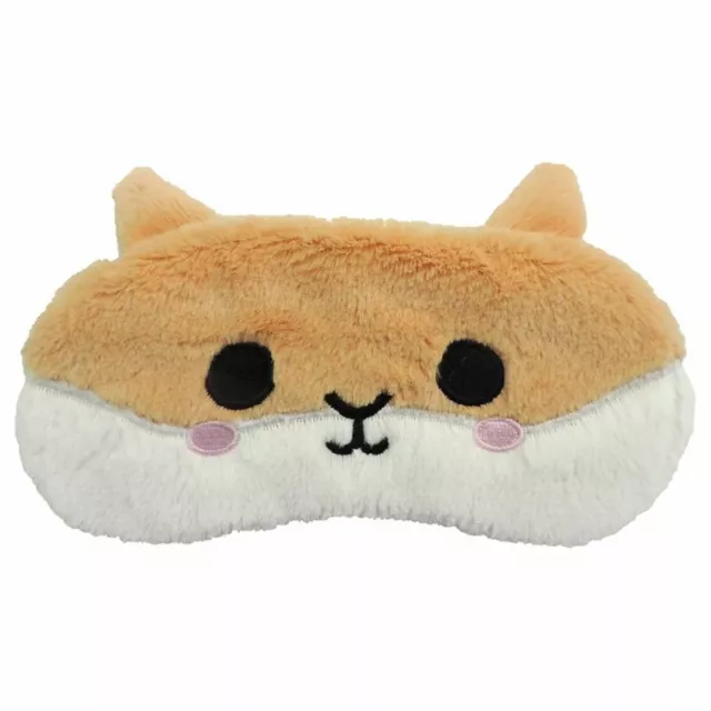 Schlafbrille Hamster Schlafmaske Augenmaske flauschig weich NEU