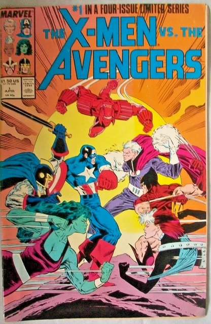 3  X-MEN Marvel Comics, Uncanny Xmen #215, Xmen vs Avengers 1, Classic Xmen #7 2