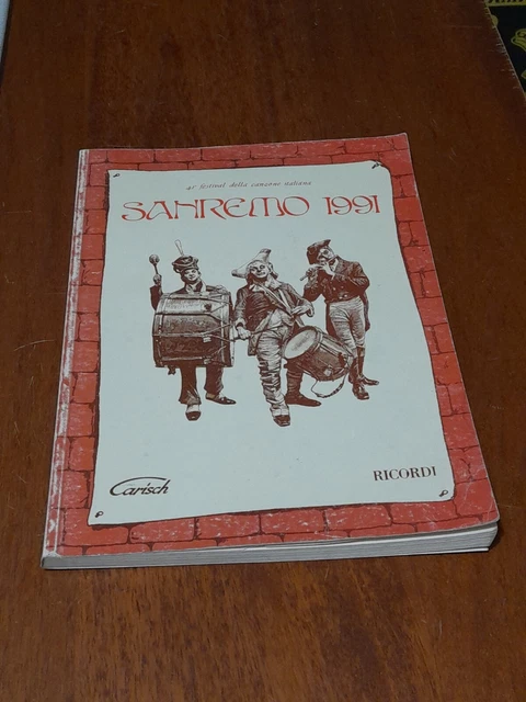 LB59 Festival di Sanremo 1991 - spartiti musicali delle canzoni (Ricordi)