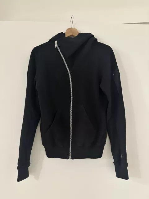 Rick Owens X Champion Zip Hoodie in Black | Size Small