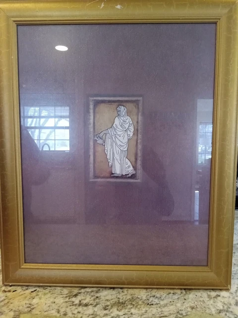 Classical Greco Roman Figural Decorative Wall Plaques 24×19