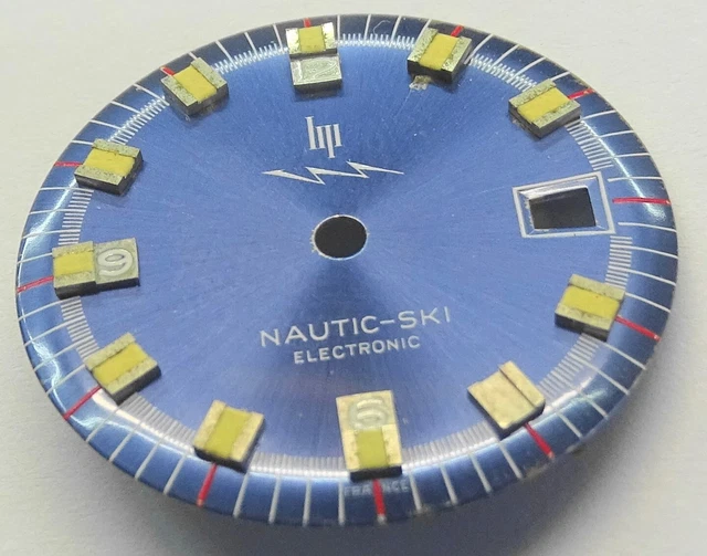 Cadran Bleu LIP Pour Montre Télévision De 1972 - Neuf Sans étiquette
