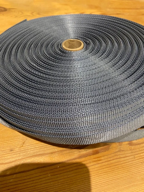 50 Meter Rolle 25 mm Polypropylengurtband.  (funktioniert mit nur 20p pro Meter)