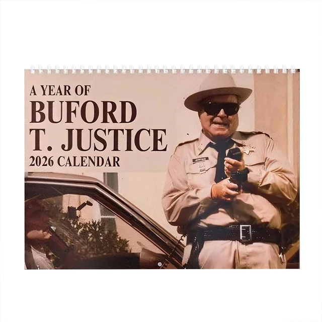 SHERIFF BUFORD T. Justice Wall Calendar 2026 Smokey and The Bandit ...