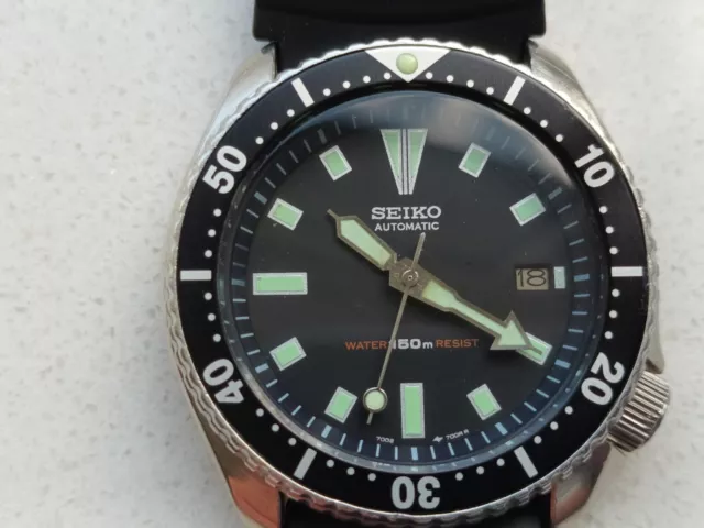 Seiko Automatic 7002 - 7000 Diver Vintage Taucheruhr Herrenuhr