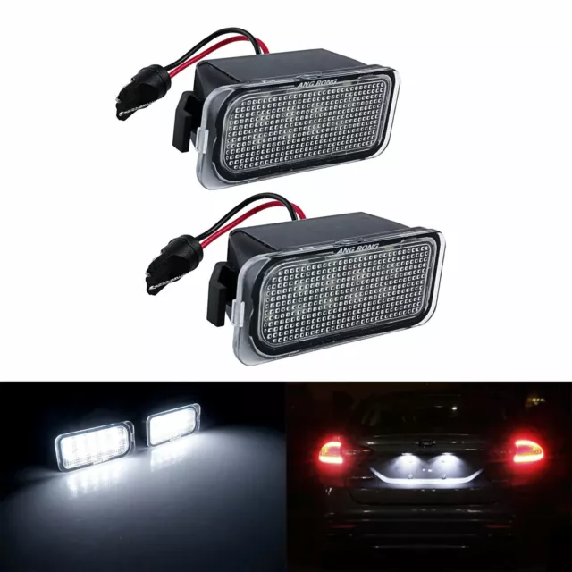 2x Canbus LED License Number Plate Light For Ford Focus C-Max Kuga Mondeo Ranger