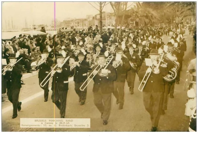 BELGIQUE.n°29036.BRUXELLES.BRUSSELS MARCHING BAND A CANNES.FANFARE