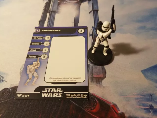 Star Wars Miniatures Champions of the Force 50 Sandtrooper