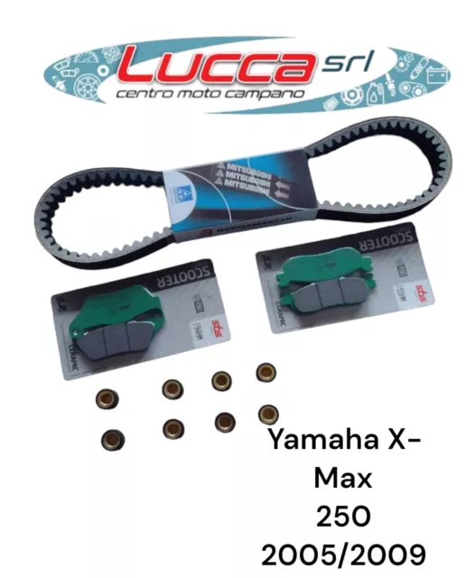 Kit Tagliando Cinghia Rulli 2 CP. Pastiglie Yamaha X-Max 250 2005 - 2009
