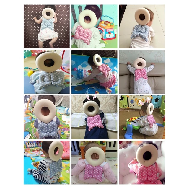 Almohada protectora para la cabeza de bebé niños cuidado de la cabeza y la espalda linda resistencia'JO