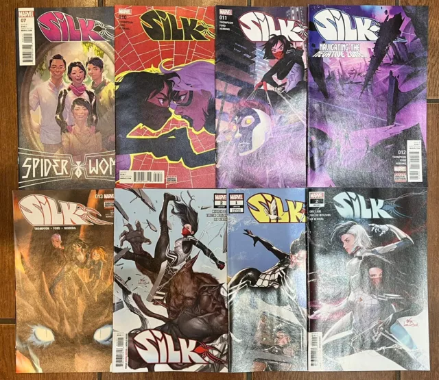 Marvel Comics Silk Mixed Job Lot of 8 Issues High Grades NM