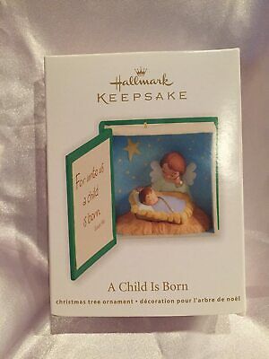 Hallmark Keepsake Christmas Tree Ornament A CHILD IS BORN 2012 MIB