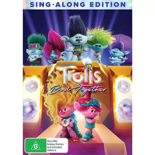 TROLLS BAND TOGETHER SingAlong Edition DVD BRAND NEW Region 4 A112 17.85 PicClick AU