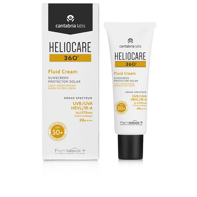 Solari Heliocare unisex 360º SPF50+ fluid cream 50 ml