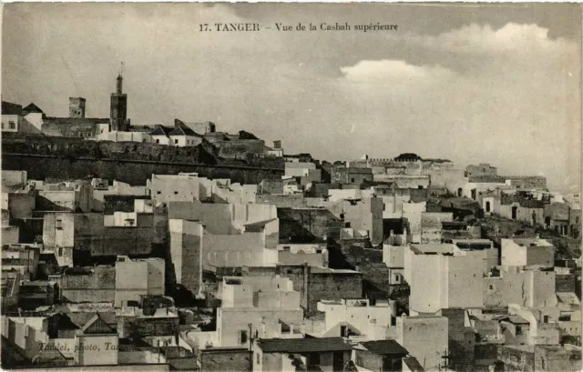 CPA AK MOROC TANGER - View of the Upper Casbah (281008)