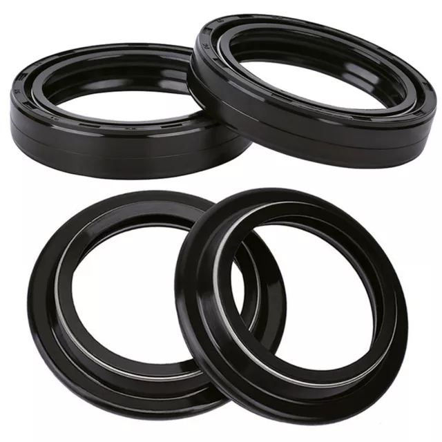 Front Fork Oil Dust Seals For Suzuki Vstrom 1000 DL1000 2002-2009 GSXR750 97-05