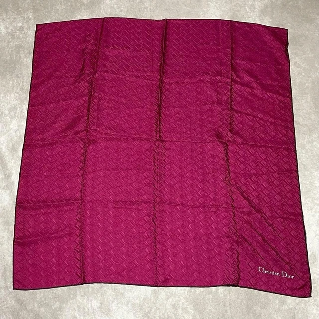 Foulard En Soie Suzanne Nagy – Motif Peinture, Bleu, Neuf, Fabriqué En France