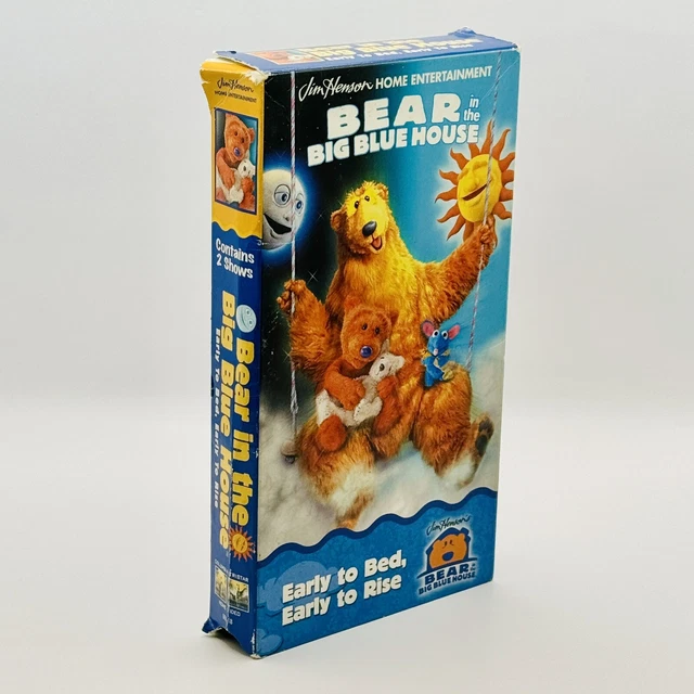BEAR IN THE Big Blue House - Early to Bed Early to Rise VHS Tape 2000 ...