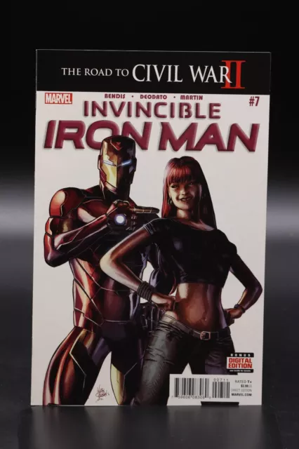 Invincible Iron Man (2015) #7 1st Print 1st Cameo App Of Riri Wiliams NM-