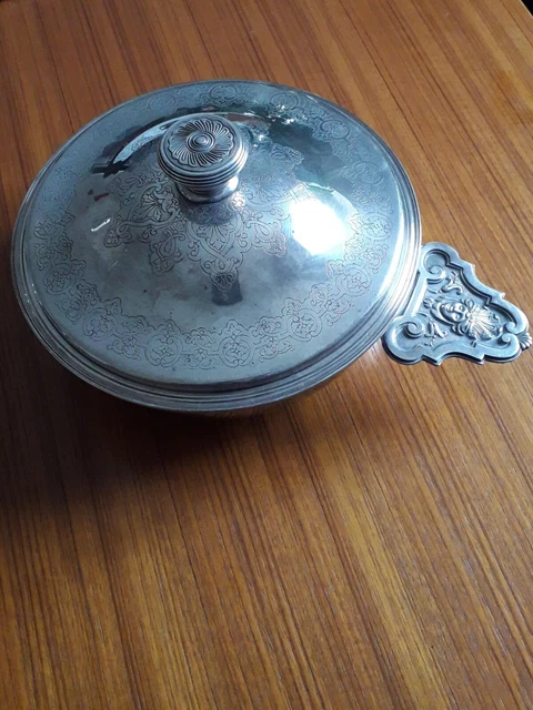 Grand bouillon ancien en Métal Argenté de CHRISTOFLE
