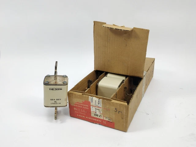 Lk / Bussmann 170E5118 Fusible 100A 500V Hl 5Pcs