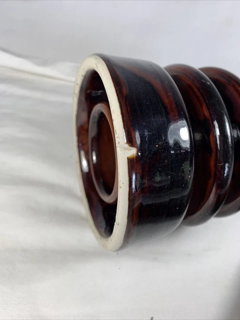 LOCKE HI-TOP  88 USA  Insulator Porcelain Ceramic Insulator Wood Screw 5