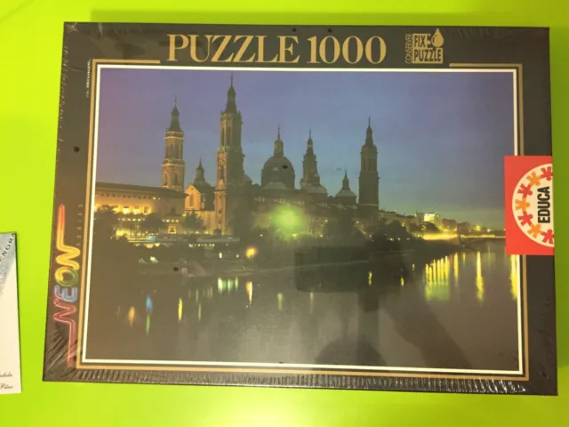 Puzzle 1000 Pz Basilica El Pilar Zaragoza + Medida Virgen. Educa . Precintado 2