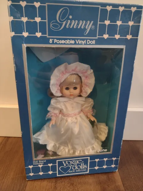 Vintage Vogue Ginny Doll New in Box 1980s "June"