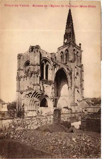 CPA AK CRÉPY-en-VALOIS Ruines de l'Église St-Thomas (375731)
