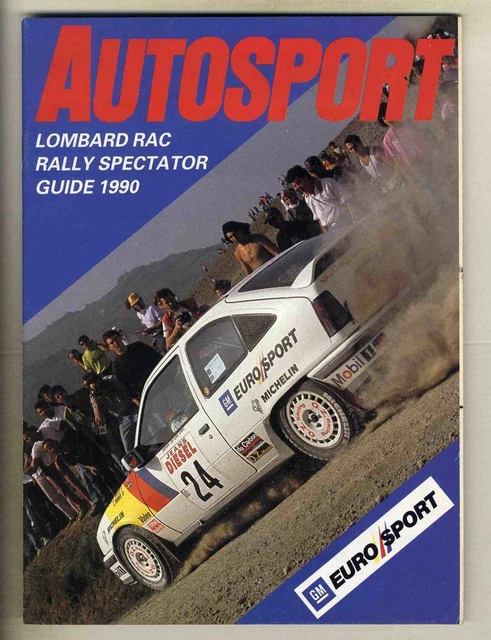 C4890 LOMBARD RAC RALLY SPECTATOR GUIDE 1990 AUTOSPORT £22.04 - PicClick UK