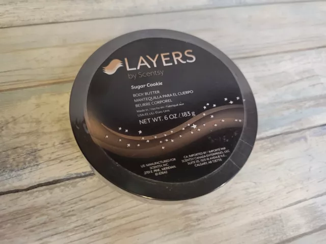 Layers by Scentsy Sugar Cookie Body Butter 6 oz