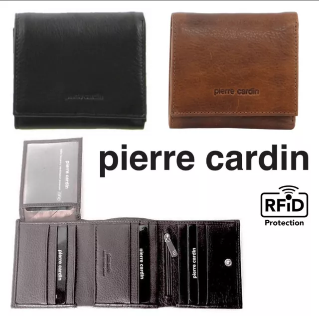 Men's Wallet - Pierre Cardin - Genuine Italian Leather Trifold Wallet - PC8783