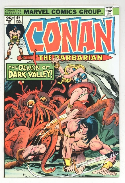 Conan the Barbarian 45 NM- Kane cover! Buscema! Neal Adams! CREATURES! 1974 O968