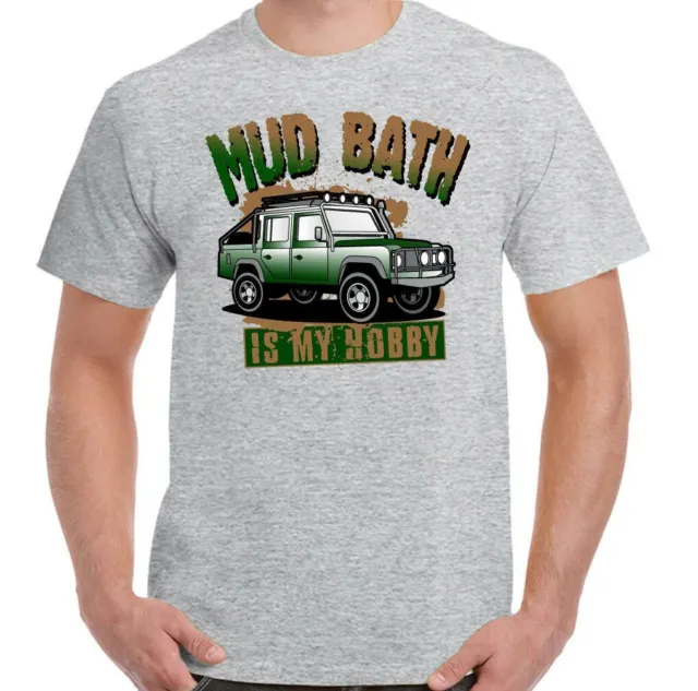 T-shirt 4x4 90 SVX 120 Off Roading Mud Bath Uomo Funny Road 11