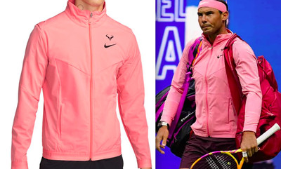 rafael nadal purple jacket nike