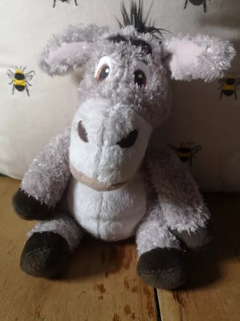 Shrek 3 Donkey soft Plush cuddly toy made In California Approx 24cm Seated 2007