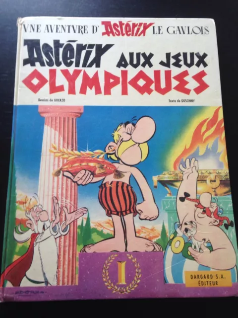 GOSCINNY UDERZO - ASTERIX Titre " Asterix aux jeux olympiques  " EO 1968