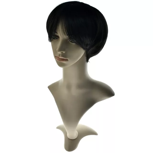 Black Wigs Fit For Women Short Brazilian Human Hair Wig Natural looking