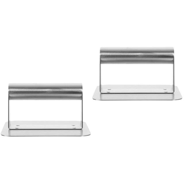 2x Bacon Grill Flat steak pressing tools Patty Press Food Press for Hotel Restau