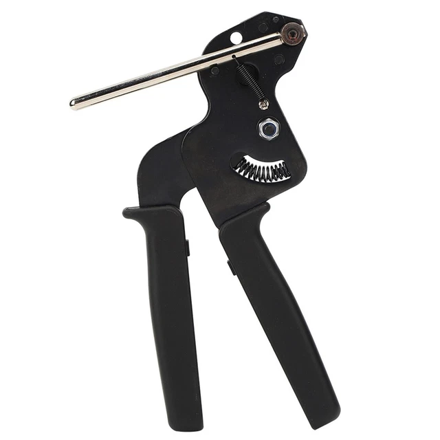 Effortlessly Apply Cable Ties with Automatic Cutter Tool - Stainless Steel