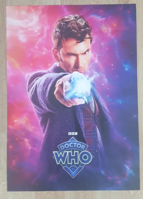 Doctor Who 60th Anniversary 14th Doctor David Tennant  A3 Poster Brand New