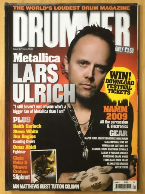 Drummer Magazine #67 May 2009 - Lars Ulrich - Keith Carlock - Jim Bogios