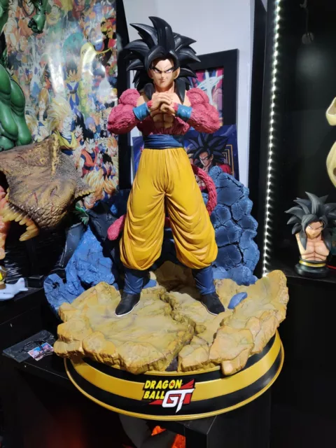 Bros Lee 1/4 SSJ4 Goku Dragon Ball GT Statue GK Anime Resin DBZ