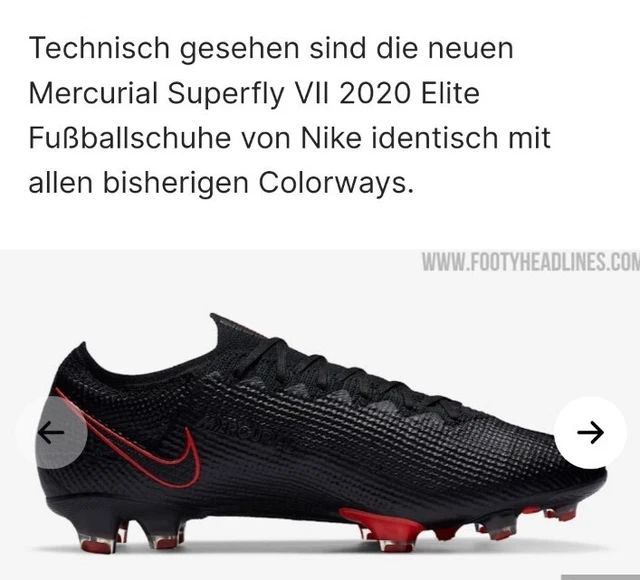 Nike Mercurial Elite fußballschuhe 36,5