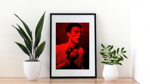 A4 Bez Red Halftone Happy Mondays Music Film Art Retro Poster  Culture Print