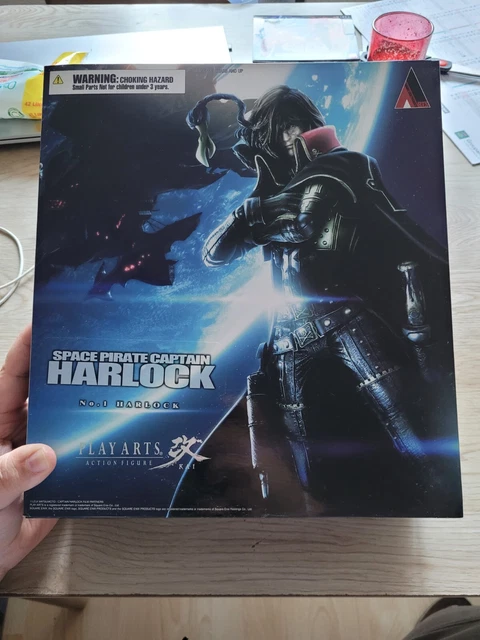 Figurine Albator Space Pirate Captain Harlock Play Arts Action Figure KAI No.1