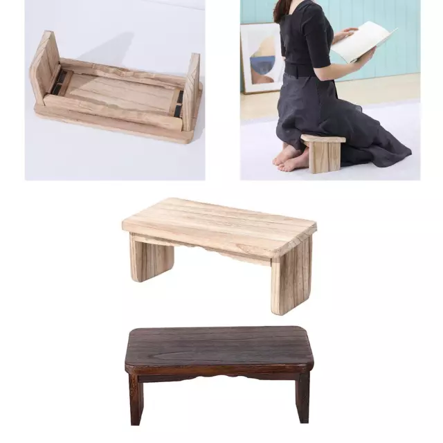 Folding Meditation Bench Portable Seating Chair Comfortable Yoga Stool